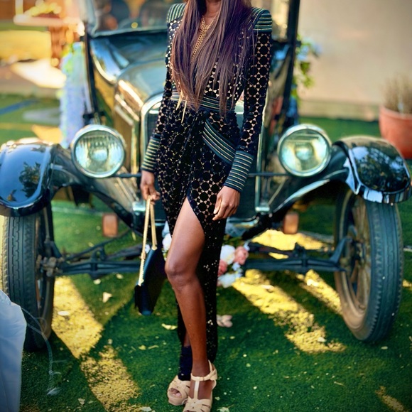 Zhivago Shadow Lounge gown Size 4/small - Picture 4 of 10